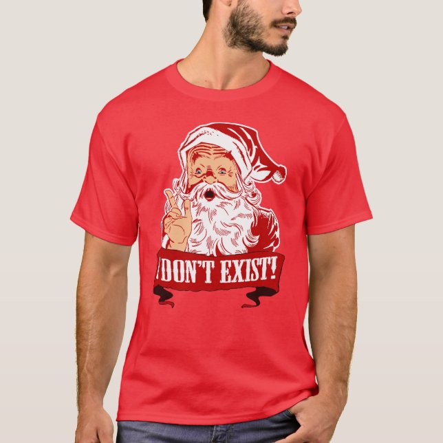 Camiseta Papai Noel não existe (Frente)