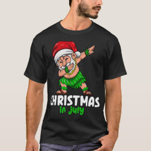 Camiseta Papai Noel Natal em julho celebra verão v