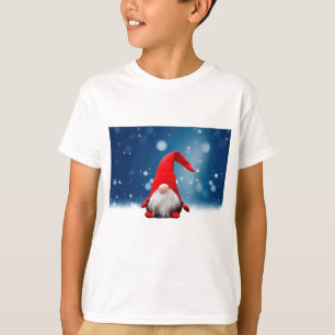 Camiseta Papai Noel Natal Fofo Neve Estrelas