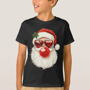 Camiseta Papai Noel Natal Sopra Goma de Mascar e Óculos de