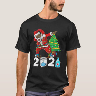 Camiseta Papai Noel Negro-Africano com a Máscara Chris