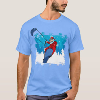 Camiseta Papai Noel Neve Kite Esportes de Natal