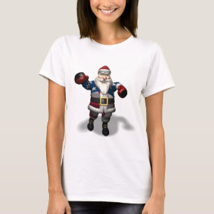 Camiseta Papai Noel No Dia Do Boxing