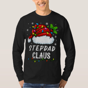 Camiseta Papai Noel Padrastro Pijama de Natal Combinando pa