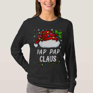 Camiseta Papai Noel PAPAI CLAUS Família de Pijama de Natal 