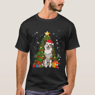 Camiseta Papai noel-pastor australiano Festa de Natal