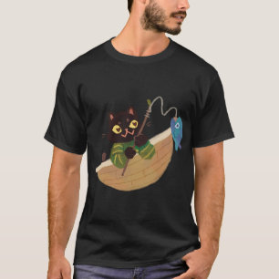 Camiseta Papai Noel Pescando Natal Divertido Pescador de N