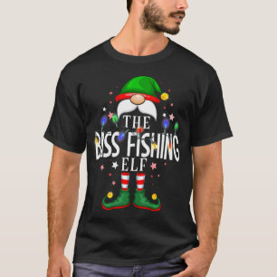 Camiseta Papai Noel Pescando no Gelo na Véspera de Natal