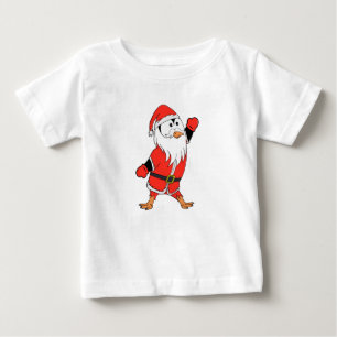 Camiseta Papai Noel Pinguim Pronta para o Natal