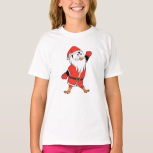 Camiseta Papai Noel Pinguim Pronta para o Natal