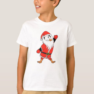 Camiseta Papai Noel Pinguim Pronta para o Natal