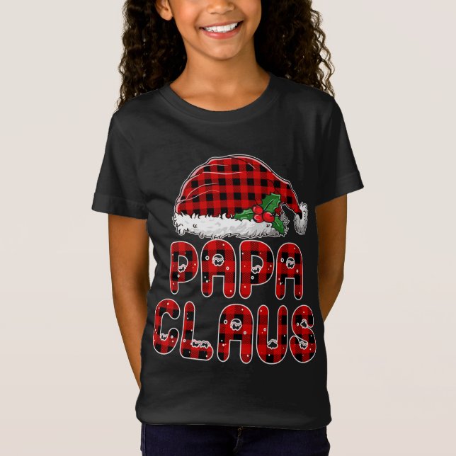 Camiseta Papai Noel Red xadrez Natal (Frente)