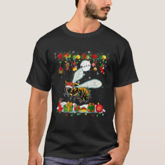 Camiseta Papai Noel Rena Bee Com Presentes De Natal Enfeite