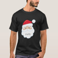 Papai Noel Rosto com Nome na Barba