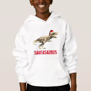 Camiseta Papai Noel saurus Dinossauro de Natal Assustador T