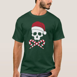 Camiseta Papai Noel Skull Personalizável