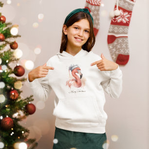 Camiseta Papai noel Snowbird Flamingo, personalizado