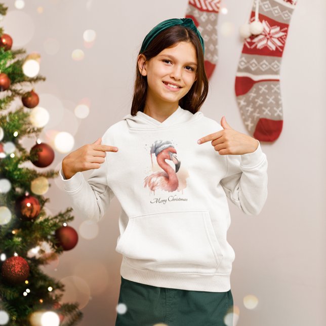 Camiseta Papai noel Snowbird Flamingo, personalizado (Criador carregado)