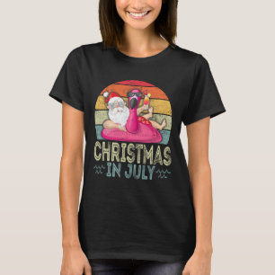 Camiseta Papai Noel Sol Brilha Natal Em Julho Papai Noel Na