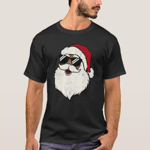 Camiseta Papai Noel Sunvidles Black Men Retro Natal X
