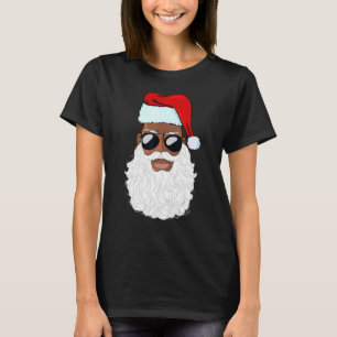 Camiseta Papai Noel Sunvidros Natal Xmas Luzes Negras