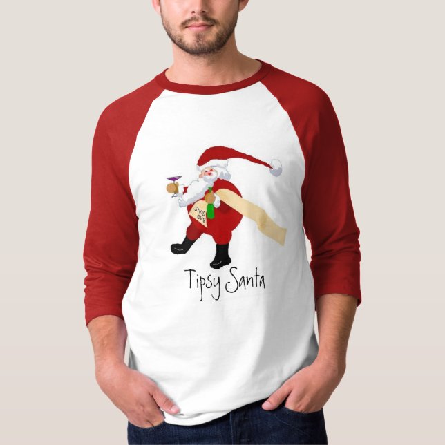 Camiseta Papai noel Tipsy (Frente)