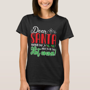 Camiseta Papai Noel Travesso Mas Simpático Para Todos O Cho