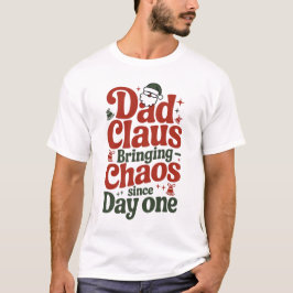 Camiseta Papai Noel Traze Desenho de Caos