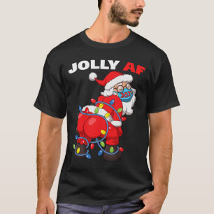 Camiseta Papai Noel Twerking de Máscara Gatland Alegre Af C