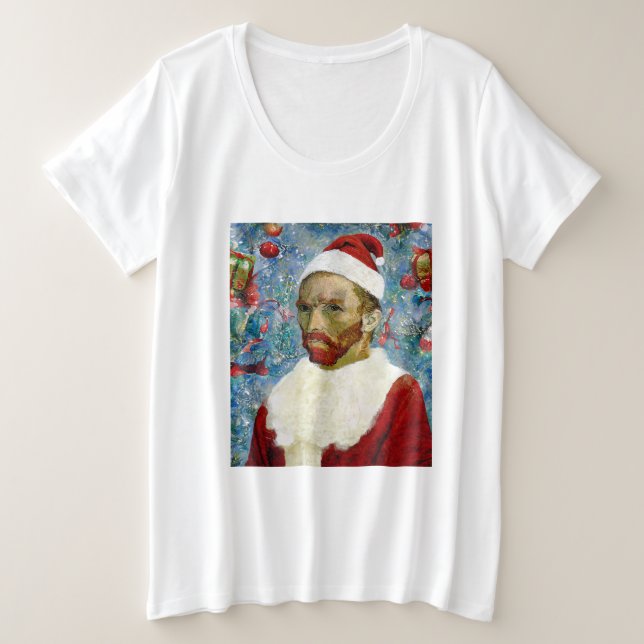 Camiseta Papai Noel, Van Gogh (Frente do Design)