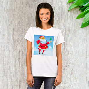 Camiseta Papai Noel Whimsso com Mini Árvore de Natal