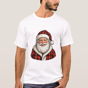 Camiseta Papai Noel Xadrez de Búfalo – Rústico