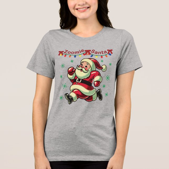 Camiseta Papai Noel Zoomie Natal (Frente)