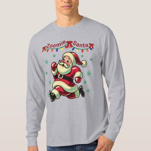 Camiseta Papai Noel Zoomie Natal (Frente)