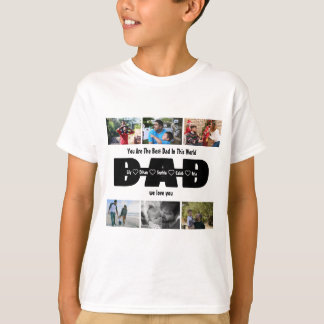 Camiseta Papai, Nós Amamos Você – Dia dos Pais 6 Colagem de