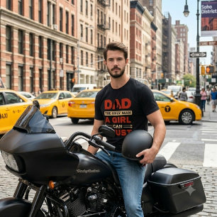 Camiseta Papai - O Único Homem em Quem uma Garota