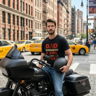 Camiseta Papai - O Único Homem em Quem uma Garota