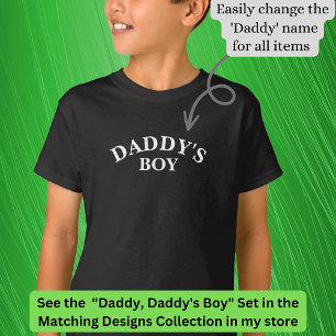 Camiseta Papai (ou qualquer título de nome) Correspondendo