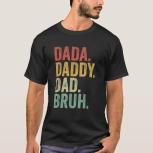 Camiseta Papai Pai Papai Bruh Dia dos Pais Engraçado Papai