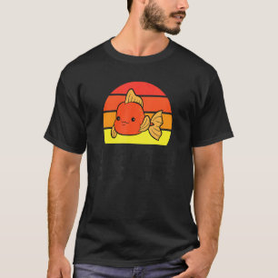 Camiseta Papai Peixe Dourado Aquário Tanque de Peixes Melho