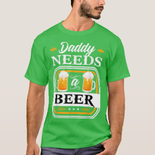 Camiseta Papai Precisa de uma Noiva de Cerveja e Noivo Bebe