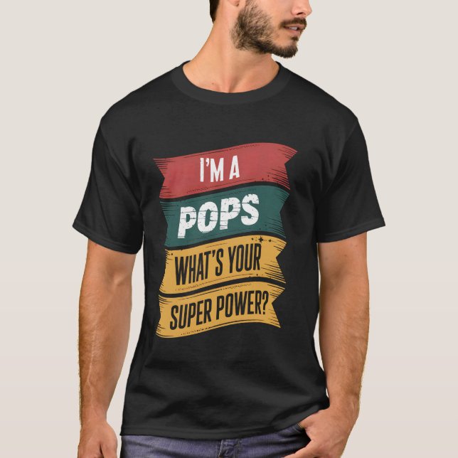 Camiseta Papai Qual é o Seu Presente do Dia dos Pais Super  (Frente)