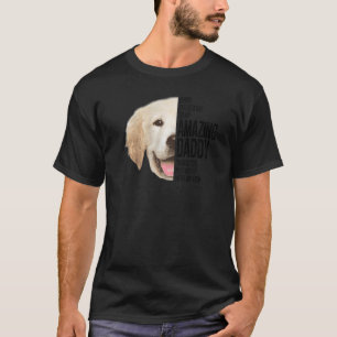 Camiseta Papai Retriever Golden Feliz Dia dos Pais Para o M