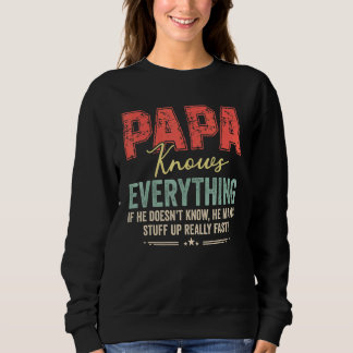 Camiseta Papai Sabe Tudo Que Vintage Pai Orgulhoso Vovô Fa