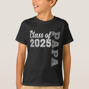 Camiseta Papai Senior 2025 Orgulhoso Papai De Um Graduado D