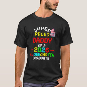 Camiseta Papai SUPER ORGULHOSO Graduado no Jardim de Infânc