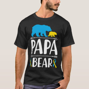 Camiseta Papai Urso da Síndrome de Down Conscientização Org