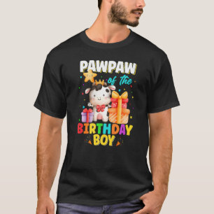 Camiseta Papaia Do Menino Do Aniversário Fazenda Animais Fa