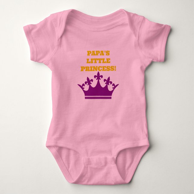 Camiseta Papai's Lil Princess (Frente)