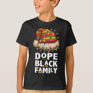 Camiseta Papais noeis Afro-Africanos da Família Negra Afric